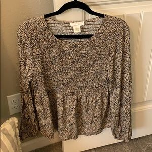 Cheetah flowy top